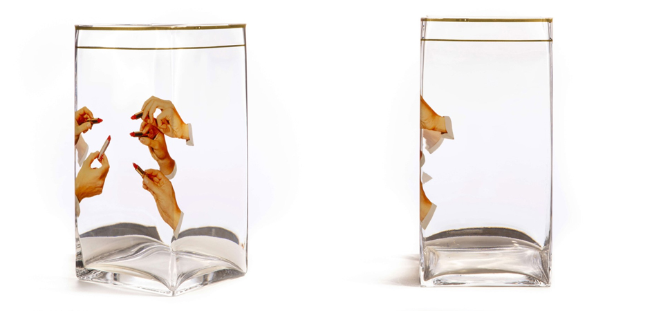 Ваза Glass vase big Lipstick Ваза Glass vase big Lipstick - Loft-Concept в Саратове