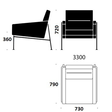 Кресло 3300 series Easy chair в Саратове