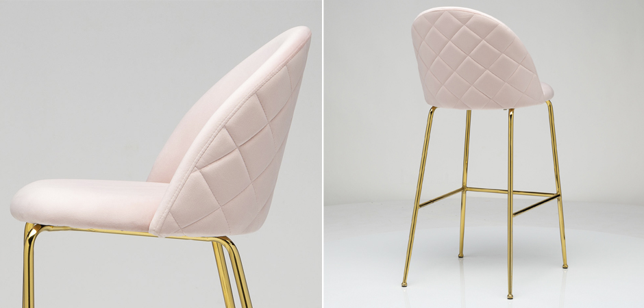 Барный стул Vendramin Bar Stool pink Барный стул Vendramin Bar Stool pink - Loft-Concept в Саратове