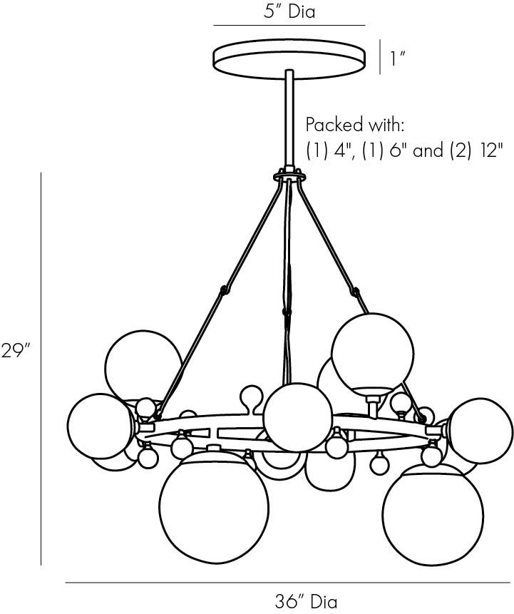 Люстра Arteriors TROON ROUND CHANDELIER в Саратове