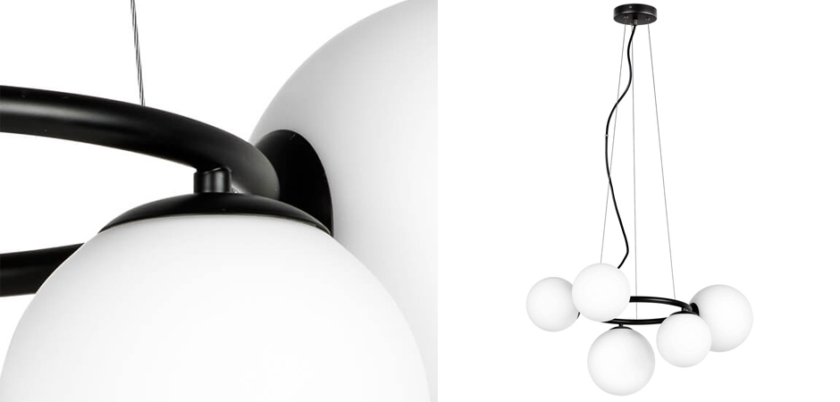 Люстра Bubbles on Ring Chandelier Black Люстра Bubbles on Ring Chandelier Black - Loft-Concept в Саратове