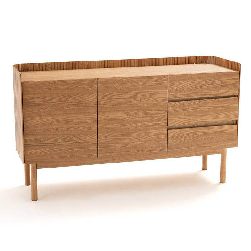 Комод в скандинавском стиле Linnea Chest of Drawers Светлый дуб Темный дуб в Саратове | Loft Concept 