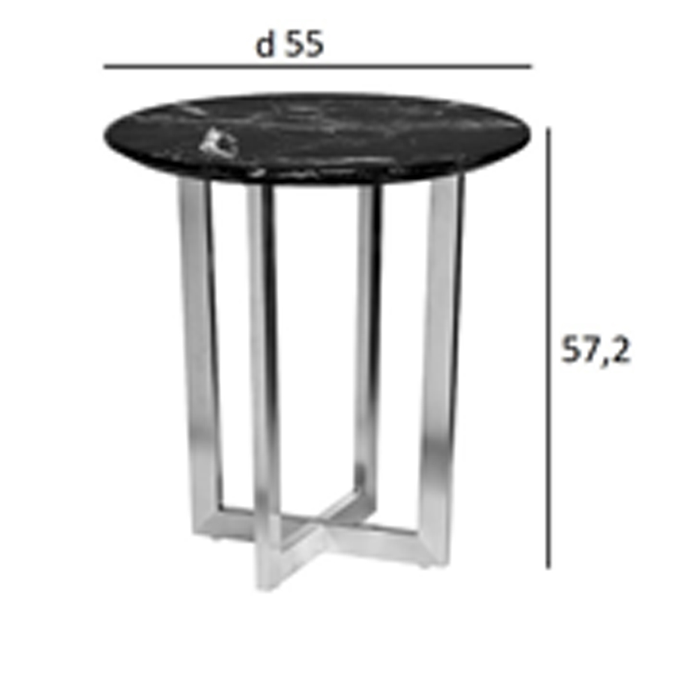 Столик журнальный круглый с белый столешницей Marsali Coffee Table Столик журнальный круглый с белый столешницей Marsali Coffee Table в Саратове