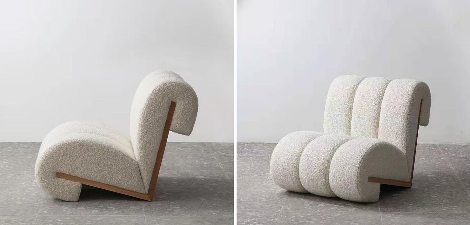 Кресло Frazier Boucle Armchair - фото №1