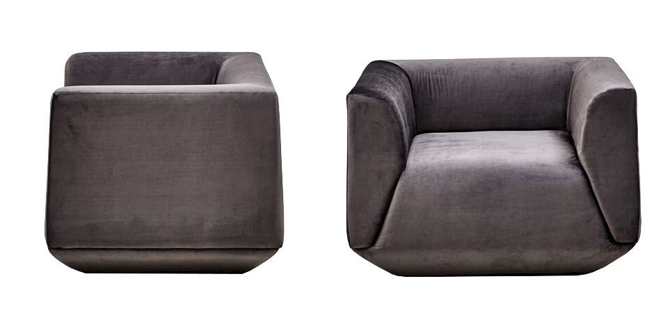 Armchair Cube Gray Lilac Большое Кресло Куб Armchair Cube Gray Lilac Большое Кресло Куб - Loft-Concept в Саратове