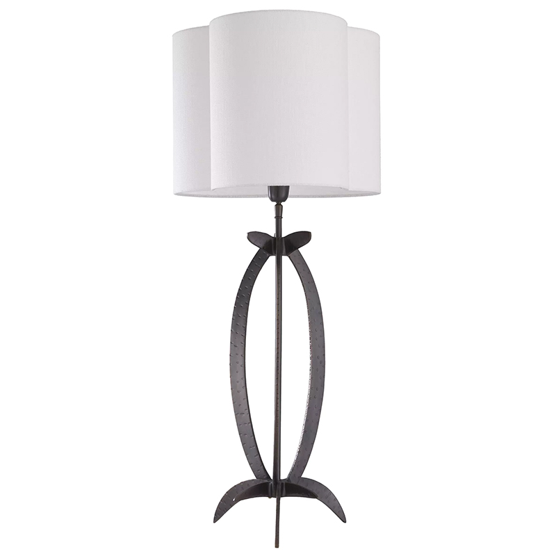 Настольная лампа Eichholtz Table Lamp Luciano Черный Белый в Саратове | Loft Concept 