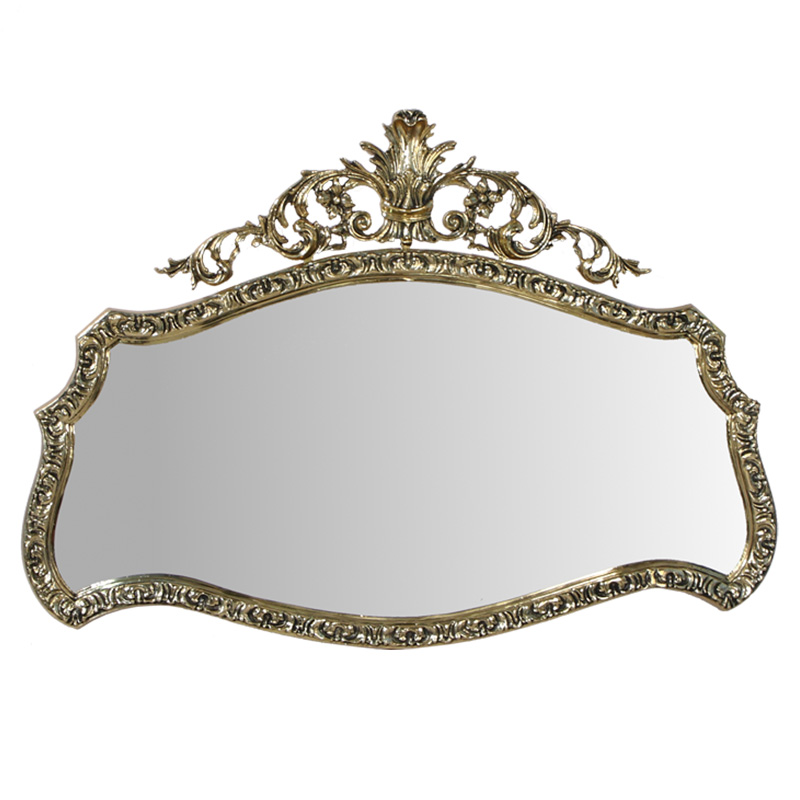 Зеркало настенное в бронзовой раме Royal Gold Mirrors  Золотой в Саратове | Loft Concept 