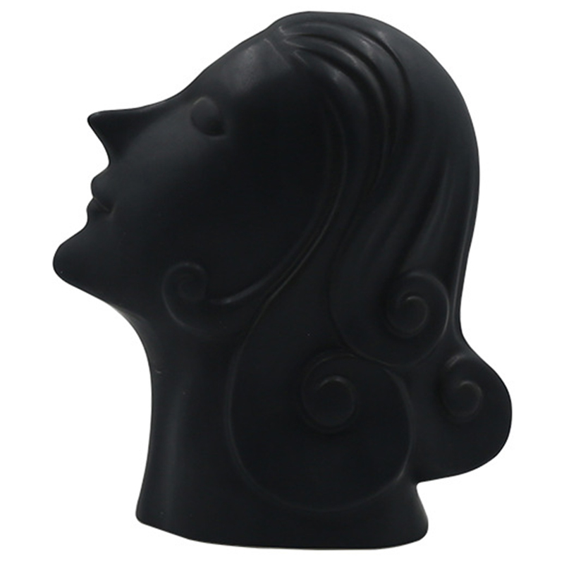 Статуэтка Side Profile Black Statuette Черный Статуэтка Side Profile Black Statuette Черный в Саратове | Loft Concept