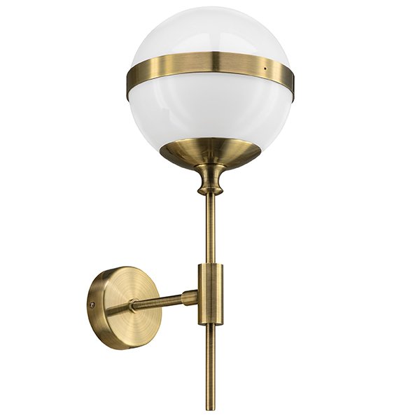 Бра Peggy Wall Lamp Gold Бронза Белый в Саратове | Loft Concept 