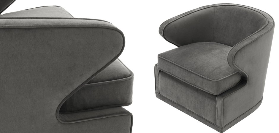 Кресло Eichholtz Chair Dorset Grey Кресло Eichholtz Chair Dorset Grey - Loft-Concept в Саратове