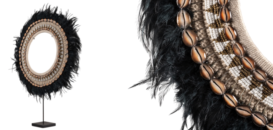 Ожерелье versmissen на подставке JUJU BLACK FEATHER ON STAND Ожерелье versmissen на подставке JUJU BLACK FEATHER ON STAND - Loft-Concept в Саратове