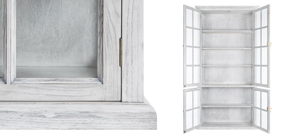 Шкаф-витрина White Provence Шкаф-витрина White Provence - Loft-Concept в Саратове