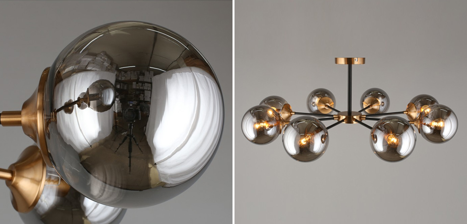 Потолочный светильник Smoky Sphere Black Потолочный светильник Smoky Sphere Black - Loft-Concept в Саратове