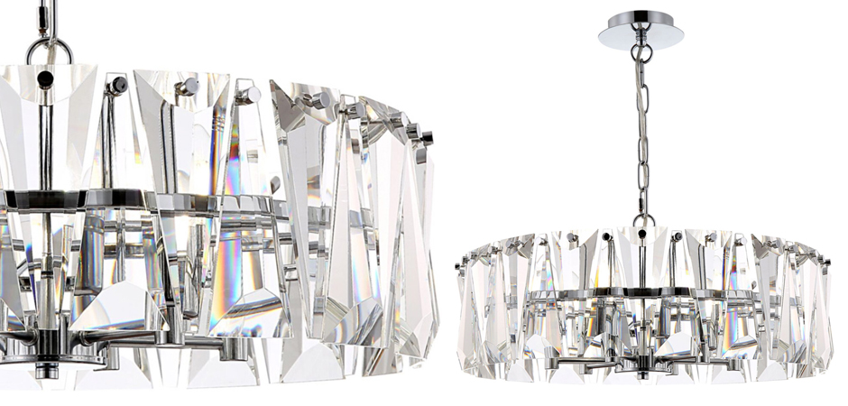 Люстра Ruby Crystal Chandelier Chrome 53 Люстра Ruby Crystal Chandelier Chrome 53 - Loft-Concept в Саратове