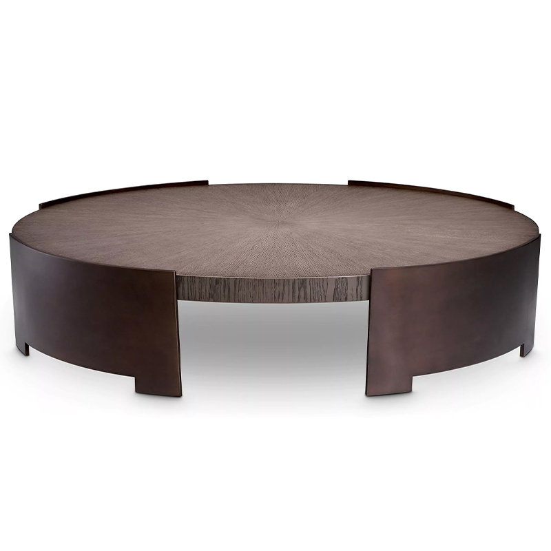 Кофейный стол Eichholtz Coffee Table Quinto Коричневый Темная бронза винтаж в Саратове | Loft Concept 