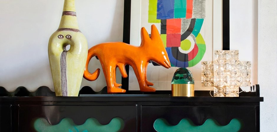 Керамическая собака Gerard Druye Ceramics Керамическая собака Gerard Druye Ceramics - Loft-Concept в Саратове