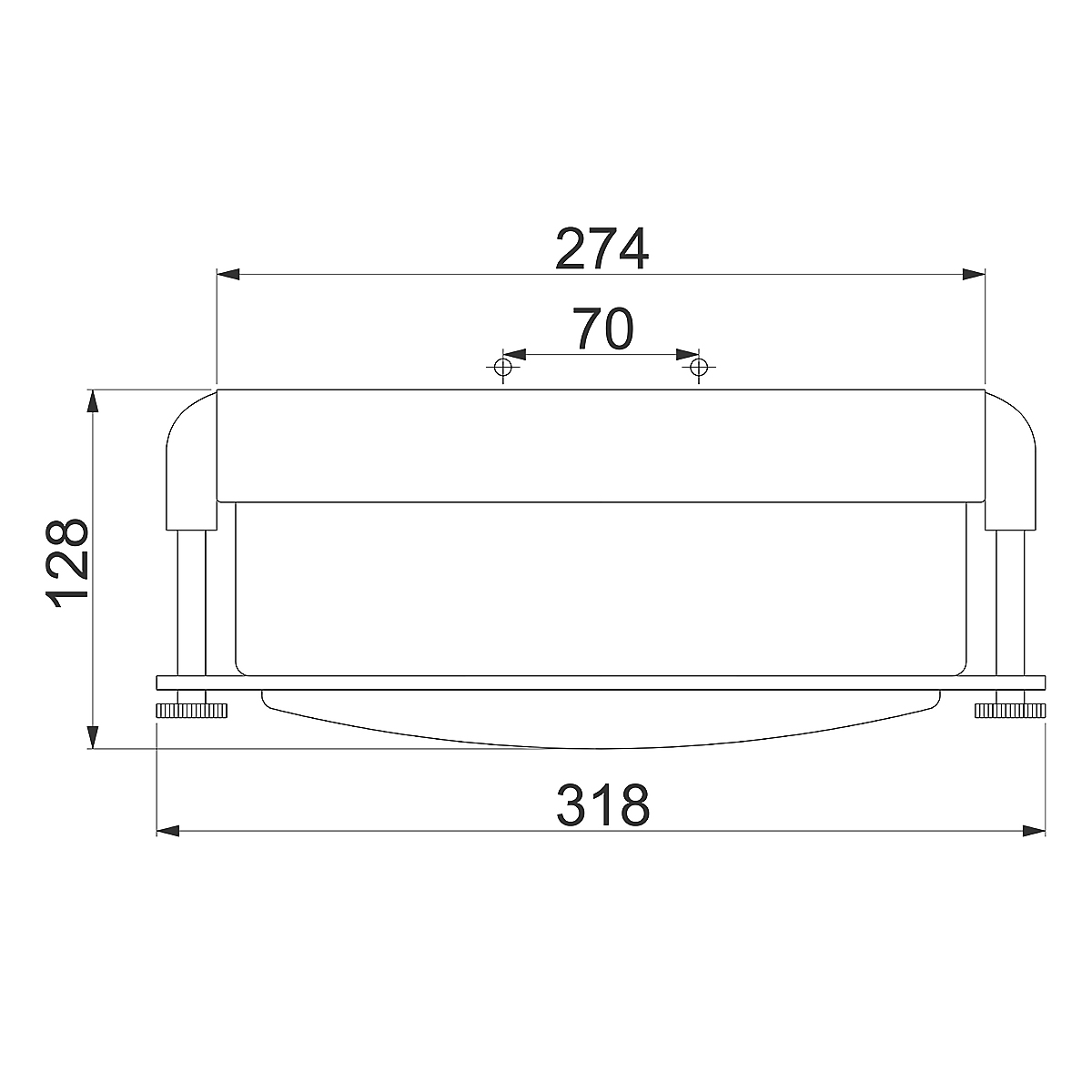 Потолочный светильник для ванных комнат цвета никель с плафоном из опалового стекла и декоративными держателями Hinkley в Саратове
