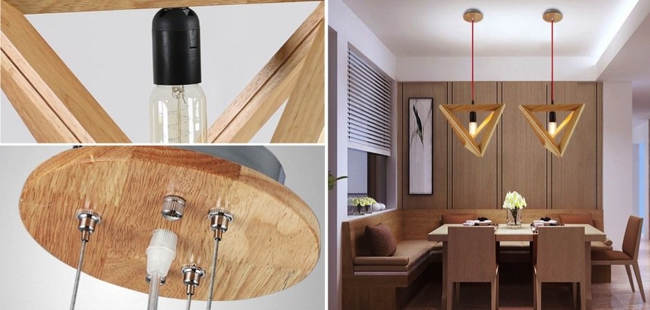 Подвесной светильник Tetraedr Woody Подвесной светильник Tetraedr Woody - Loft-Concept в Саратове