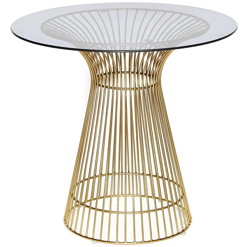 Обеденный стол Platner table gold Золотой Прозрачный в Саратове | Loft Concept 