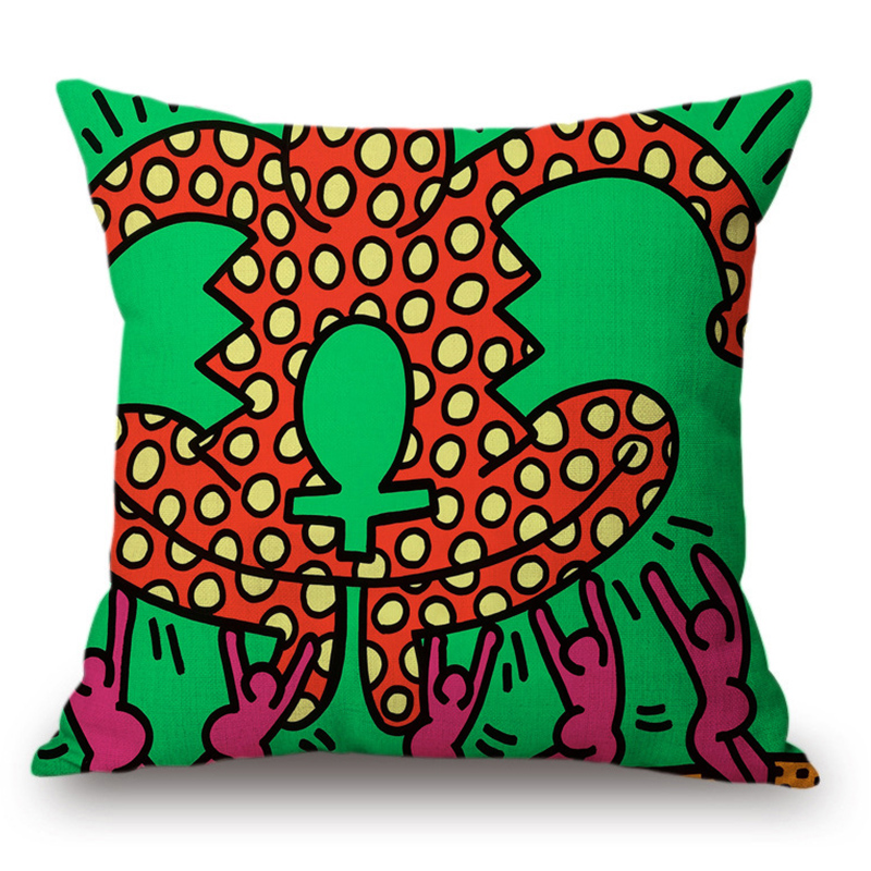 Подушка Keith Haring 17 Мульти в Саратове | Loft Concept 