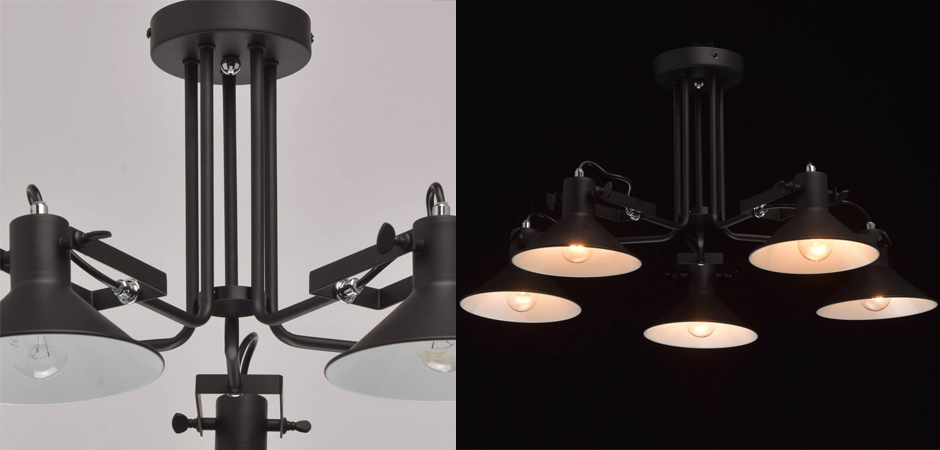 Потолочный светильник Rotating Light Black Потолочный светильник Rotating Light Black - Loft-Concept в Саратове