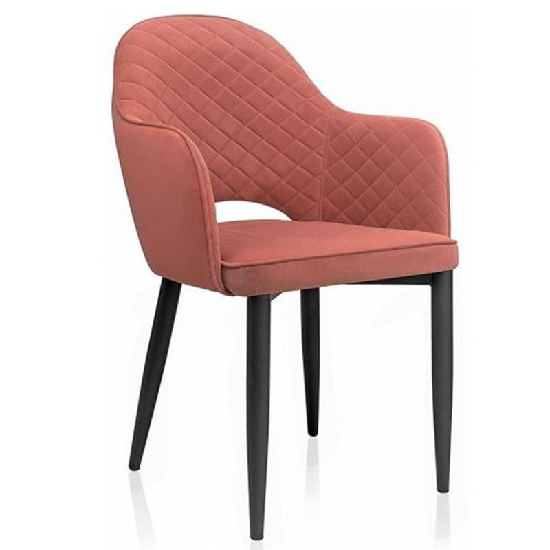 Стул Sharron Chair coral Коралловый Черный в Саратове | Loft Concept 