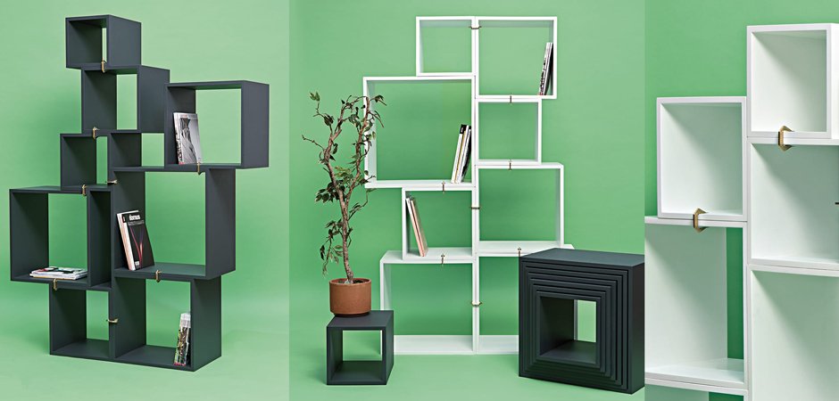 Стеллаж Seletti Assemblage Antracite Стеллаж Seletti Assemblage Antracite - Loft-Concept в Саратове