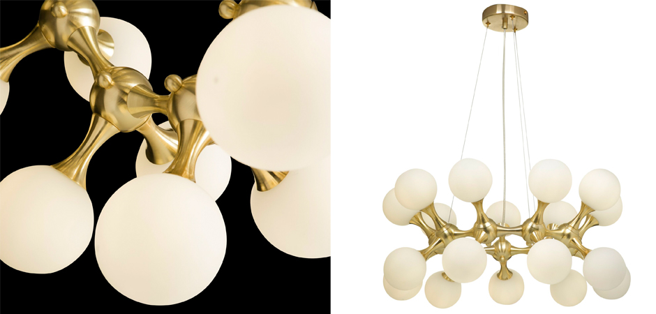 Люстра MOONDROP Chandelier Gold 18 Люстра MOONDROP Chandelier Gold 18 - Loft-Concept в Саратове