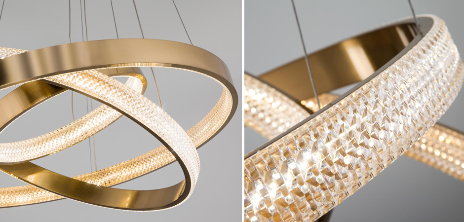 Люстра ORACLE 3 Rings Gold Люстра ORACLE 3 Rings Gold - Loft-Concept в Саратове
