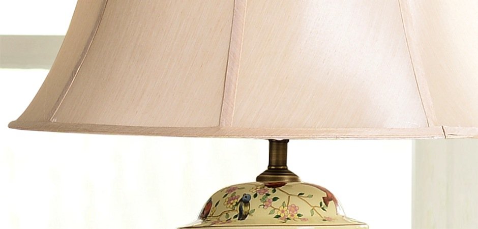 Настольная керамическая лампа с узором Luna - Loft-Concept в Саратове