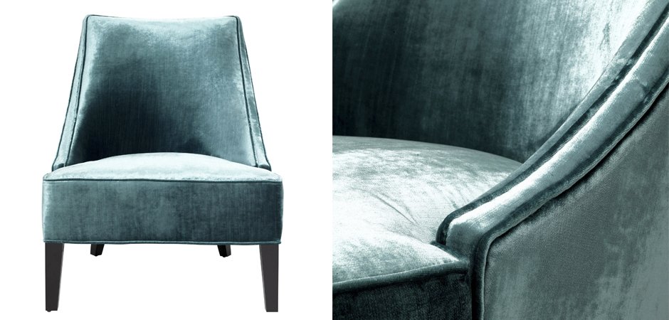Кресло Eichholtz Chair Dulwich Turquoise Кресло Eichholtz Chair Dulwich Turquoise - Loft-Concept в Саратове