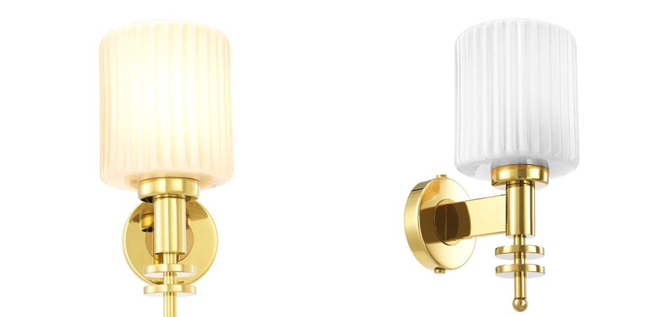 Бра Eichholtz Wall Lamp Ponza Gold Бра Eichholtz Wall Lamp Ponza Gold - Loft-Concept в Саратове