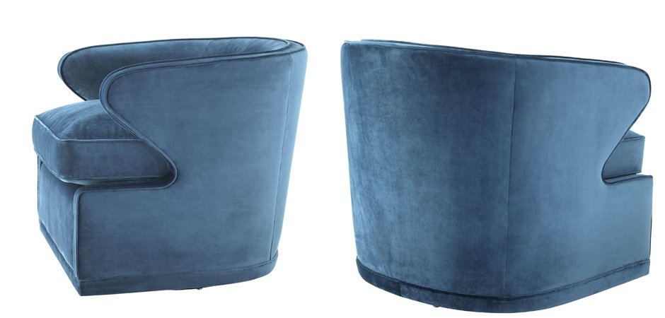 Кресло Eichholtz Chair Dorset Blue Кресло Eichholtz Chair Dorset Blue - Loft-Concept в Саратове