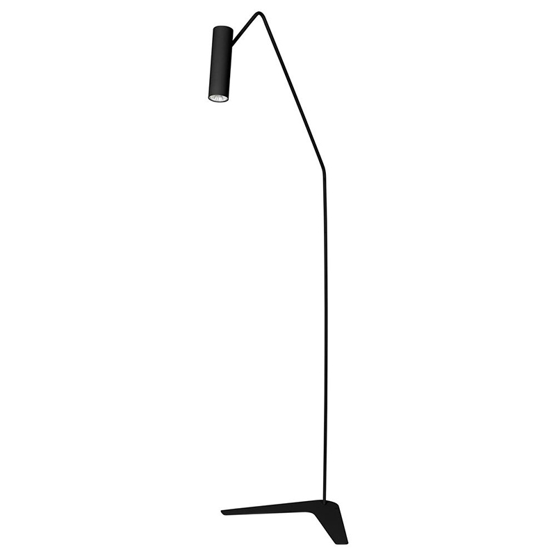 Торшер Tibo Trumpet Floor Lamp black Черный в Саратове | Loft Concept 