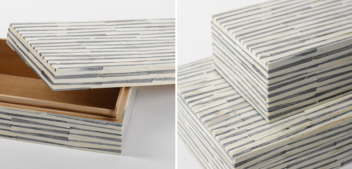 Комплект шкатулок Parvin Bone Inlay - фото