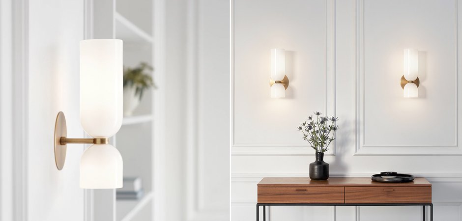 Бра Lightmaker Studio Edie Sconce White Бра Lightmaker Studio Edie Sconce White - Loft-Concept в Саратове