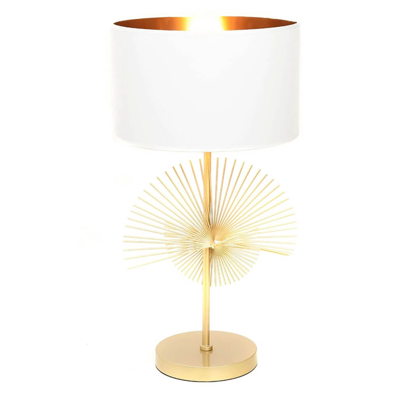 Настольная лампа Genoveva Table lamp white Белый Золотой в Саратове | Loft Concept 