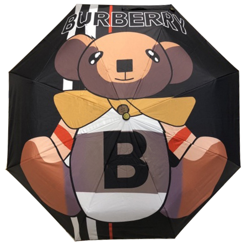 Зонт раскладной BURBERRY дизайн 008 Черный цвет Черный Коричневый Зонт раскладной BURBERRY дизайн 008 Черный цвет Черный Коричневый в Саратове | Loft Concept