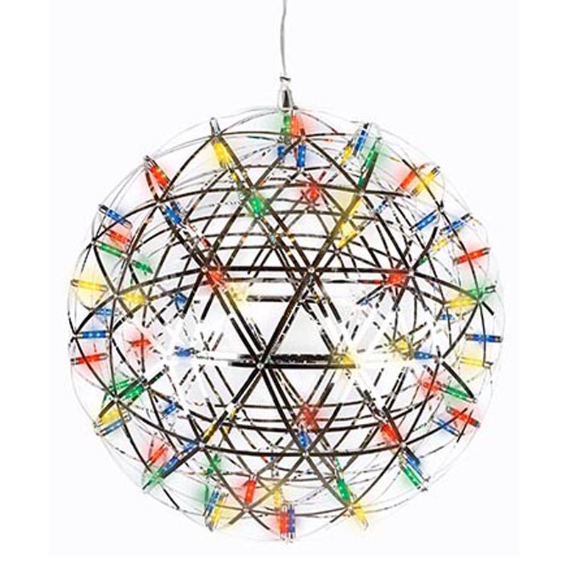 Люстра Moooi 3D Sphere Colored lamp M Хром Мульти Люстра Moooi 3D Sphere Colored lamp M Хром Мульти в Саратове | Loft Concept