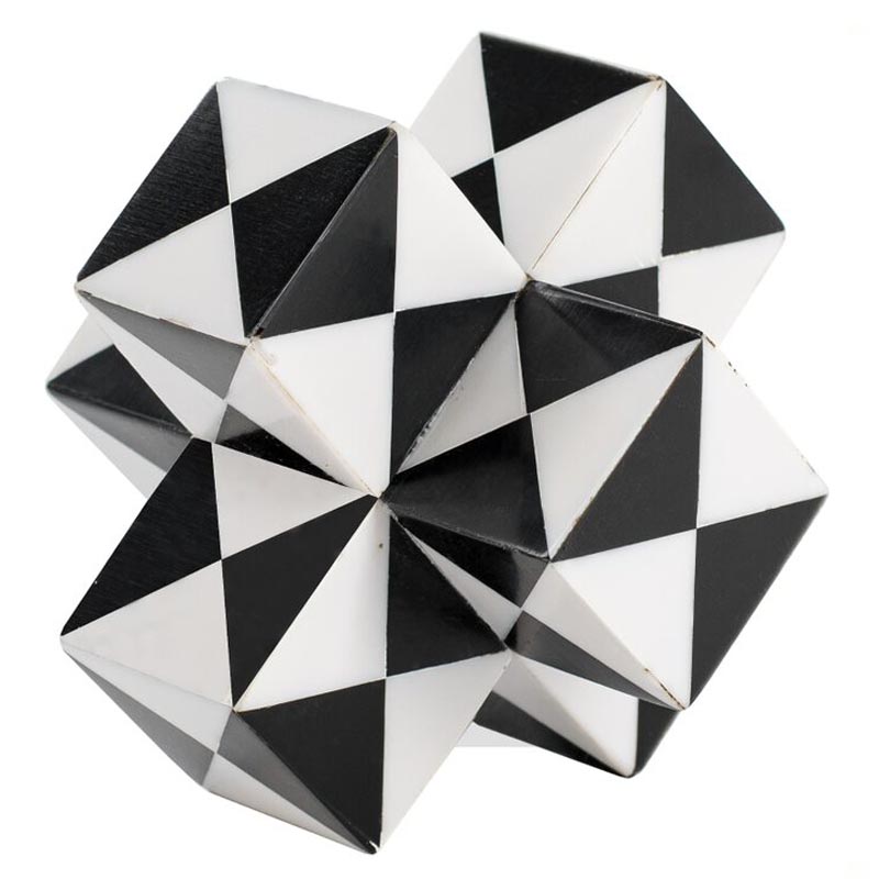 Статуэтка Geometric Figure black and white Черный Белый в Саратове | Loft Concept 