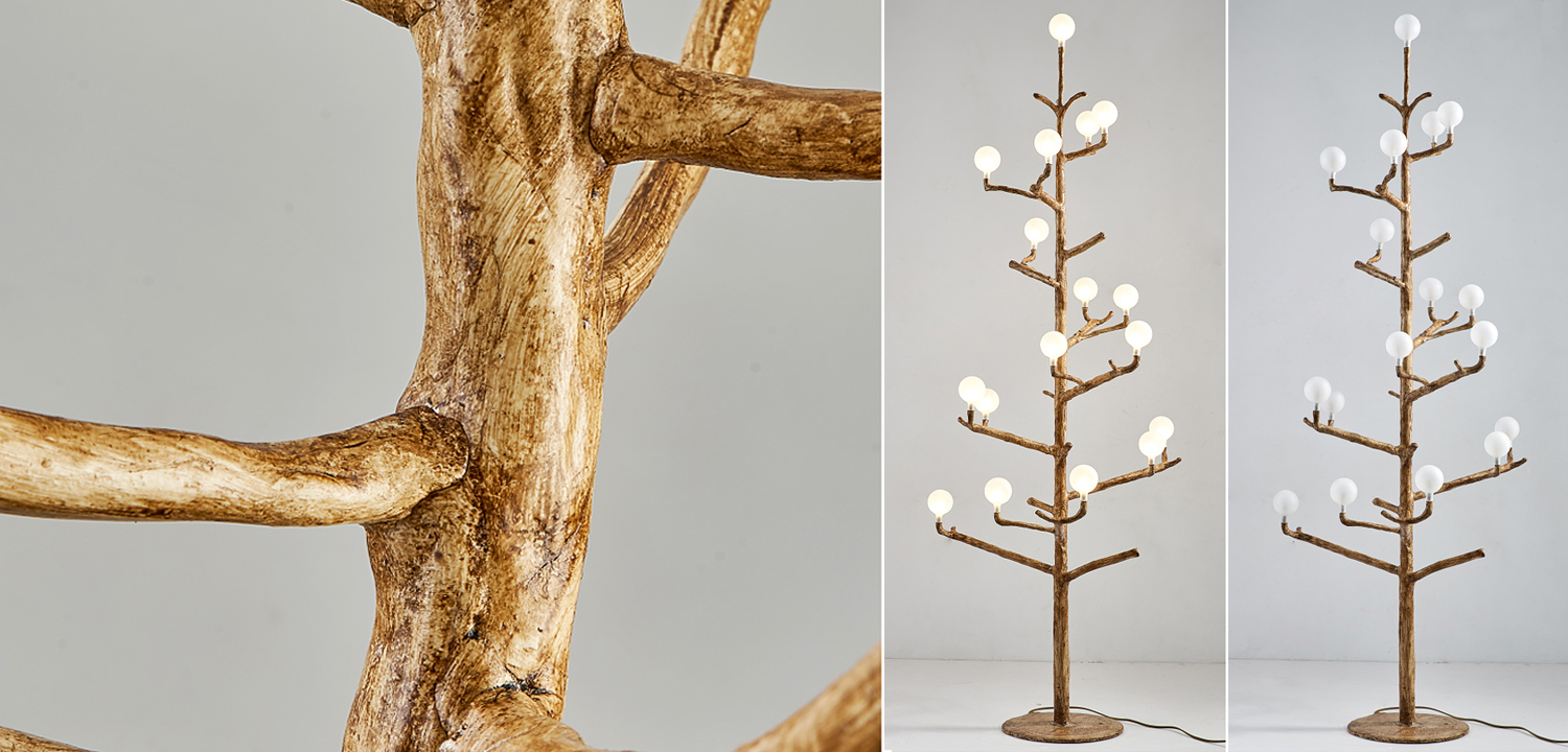 Торшер Tree branch Floor lamp vertical - фото