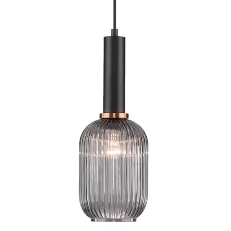 Светильник Ferm Living chinese lantern Gray III Серый (Gray) Черный в Саратове | Loft Concept 