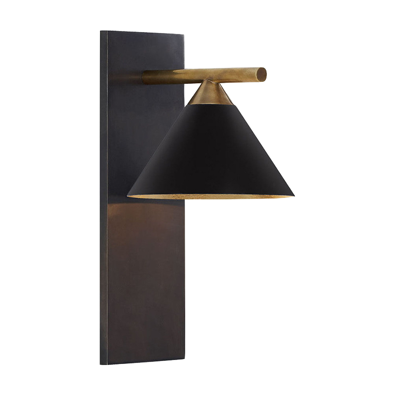 Бра CLEO SCONCE wall lamp Black Латунь Черный в Саратове | Loft Concept 