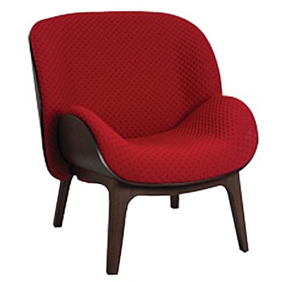 Кресло chair Fauteuil KALIN Design JM Gady Черный Красный в Саратове | Loft Concept 