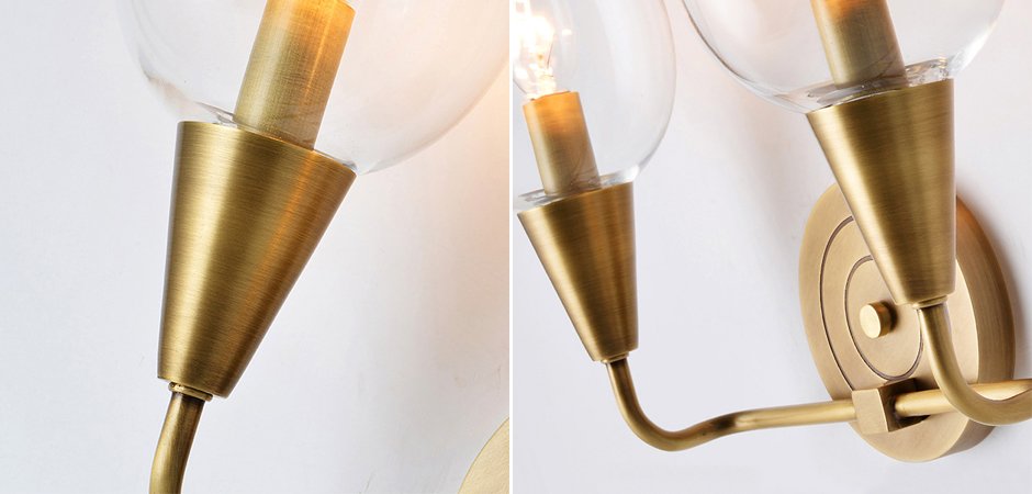 Бра VIOLA WALL Clear Lamp Double Бра VIOLA WALL Clear Lamp Double - Loft-Concept в Саратове