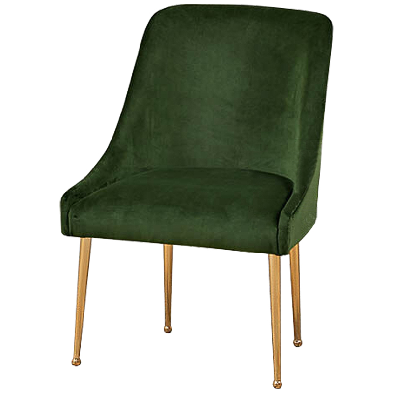 Стул Gormal Stool green Зеленый Золотой в Саратове | Loft Concept 