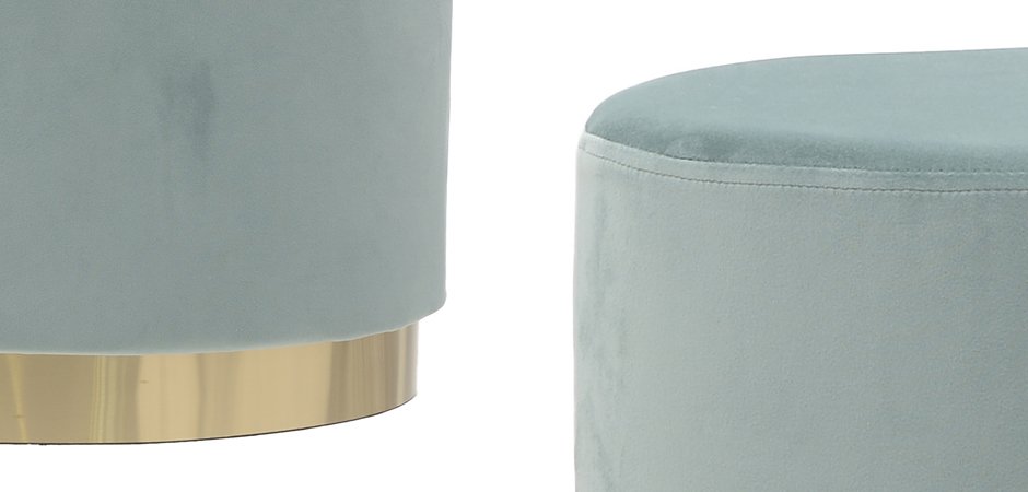 Пуф Golden Belt Turquoise Pastel Пуф Golden Belt Turquoise Pastel - Loft-Concept в Саратове