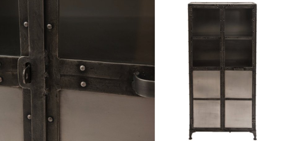 Буфет Industrial Steampunk Nickel Cabinet Буфет Industrial Steampunk Nickel Cabinet - Loft-Concept в Саратове