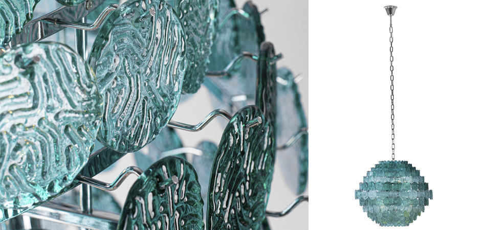 Люстра зеленое стекло Lighting Braithwell Chandelier Люстра зеленое стекло Lighting Braithwell Chandelier - Loft-Concept в Саратове