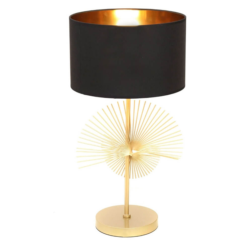 Настольная лампа Genoveva Table lamp black Черный Золотой в Саратове | Loft Concept 